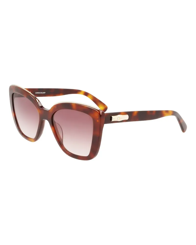 Longchamp LO692S geometric-frame sunglasses - Braun Braun