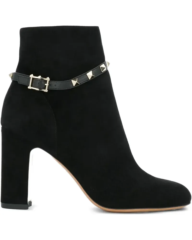 Valentino Garavani Rockstud Stiefeletten 95mm - Schwarz Schwarz