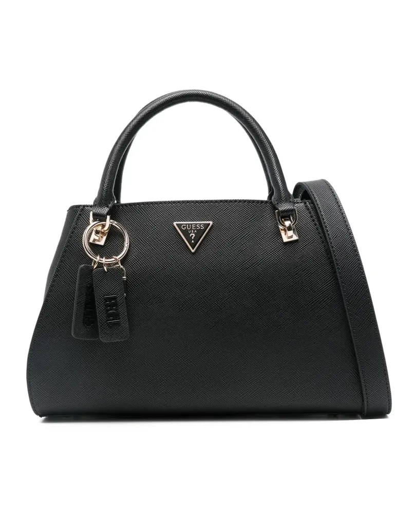 Guess logo-patch tote bag - Schwarz Schwarz