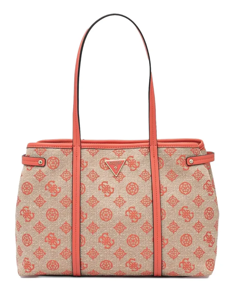 Guess Tote Bag mit Logo-Prägung - Rosa Rosa