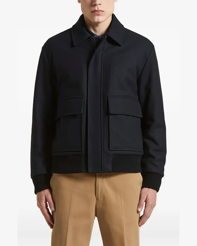 Peserico Bomberjacke mit Klappentasche - Blau Blau