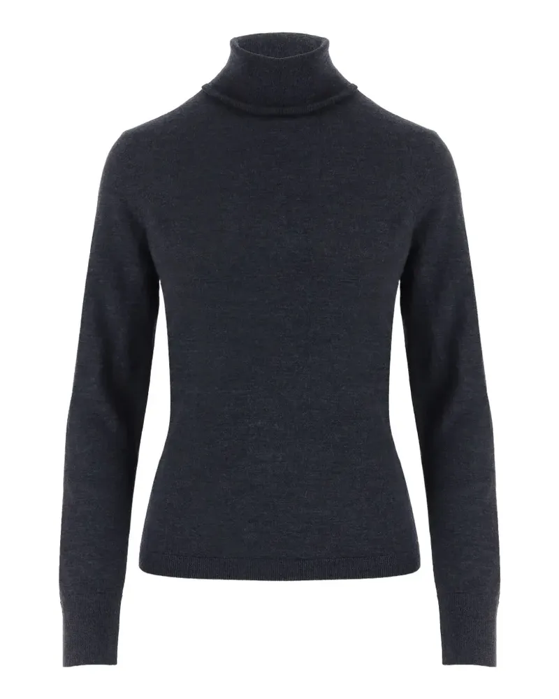 ALLUDE Klassischer Rollkragenpullover - Schwarz Schwarz