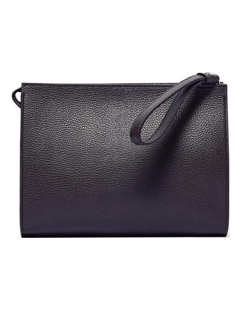 Orciani Strukturierte Micron Clutch - Braun Braun