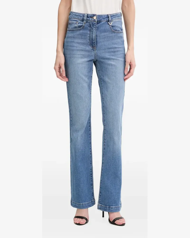 Morgan high-waisted flared jeans - Blau Blau