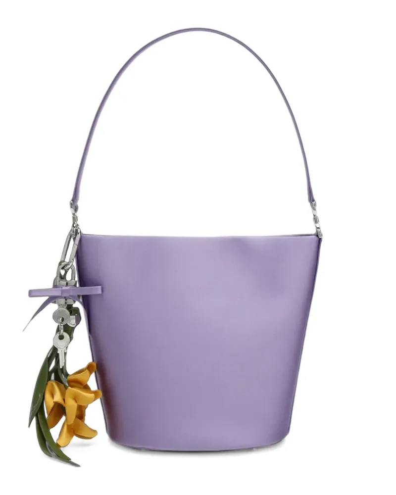 Self-Portrait Beuteltasche aus Satin - Violett Violett