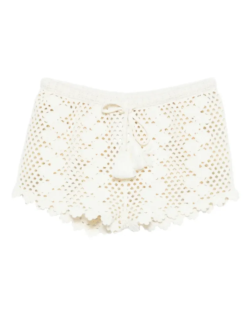 Posse Gehäkelte Saskia Shorts - Nude Nude