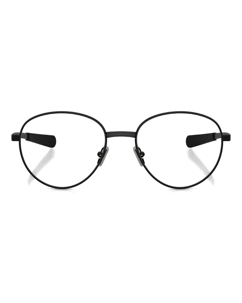 Moncler Brille mit ovalem Gestell - Schwarz Schwarz