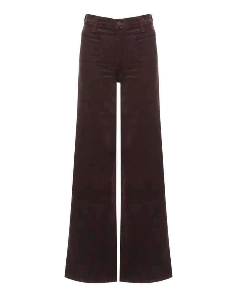 Mother The Patch Pocket Hose aus Cord - Braun Braun