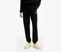 Jogginganzug mit Zierknöpfen - Schwarz