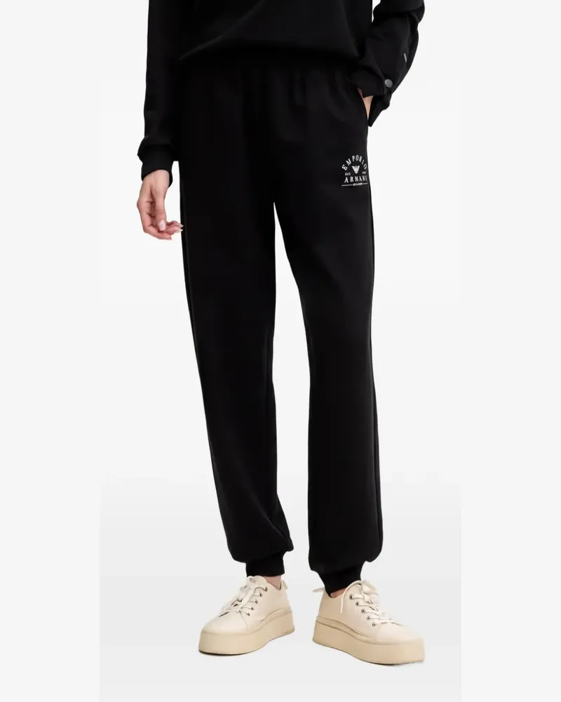 Emporio Armani Jogginganzug mit Zierknöpfen - Schwarz Schwarz
