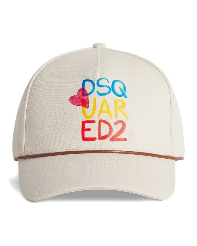 Dsquared2 Baseballkappe mit Logo - Nude Nude