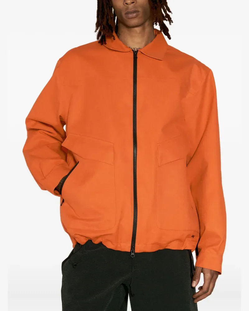 GR10K Hemdjacke mit Reißverschluss - Orange Orange