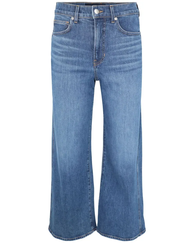 Veronica Beard Taylor Hose mit weitem Bein - Blau Blau
