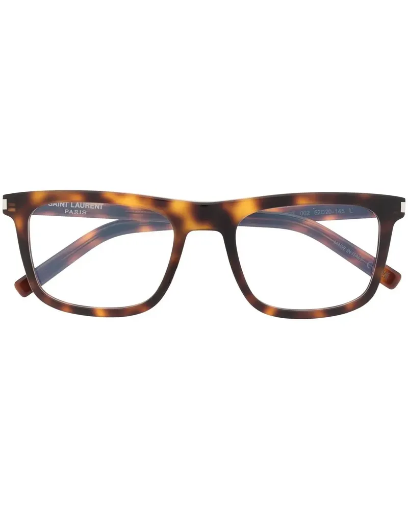 Saint Laurent Brille in Schildpattoptik - Braun Braun