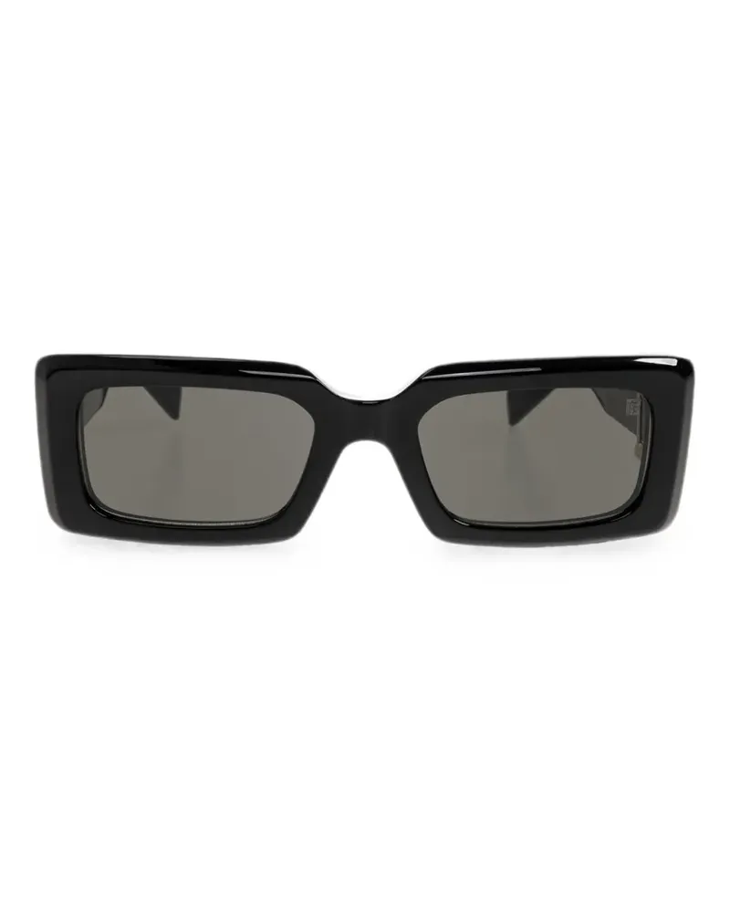 Balmain Eckige Anthem-I Sonnenbrille - Schwarz Schwarz