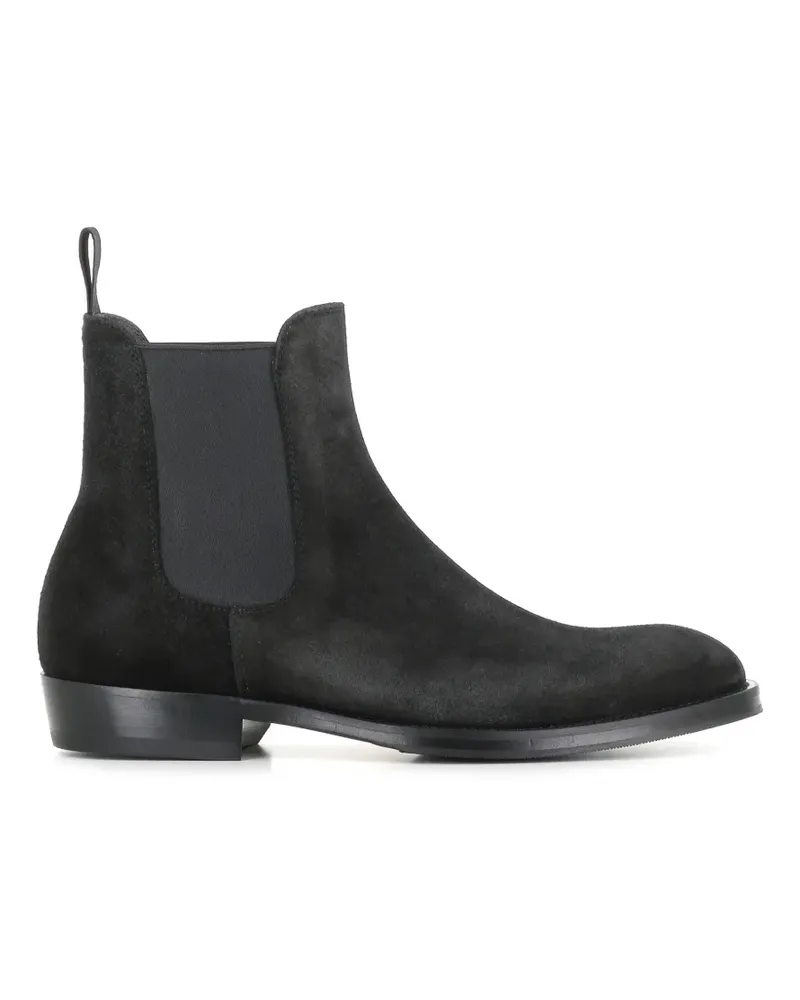 Green George Chelsea-Boots aus Wildleder - Schwarz Schwarz