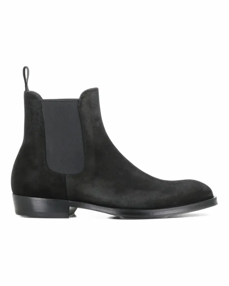 Green George suede Chelsea boots - Schwarz Schwarz