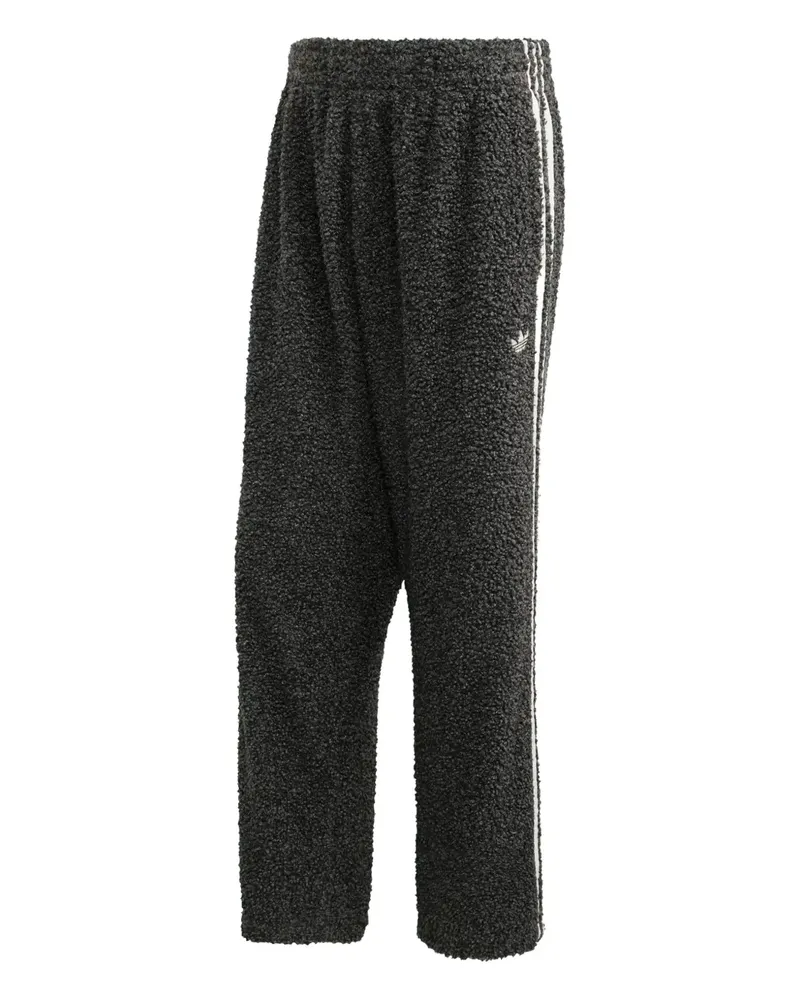 adidas Firebird bouclé track pants - Schwarz Schwarz