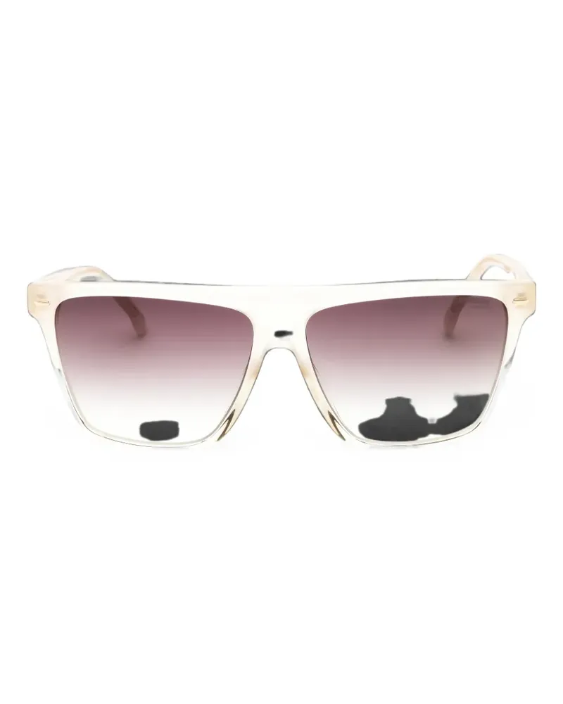 Carrera Sonnenbrille mit eckigem Gestell - Nude Nude