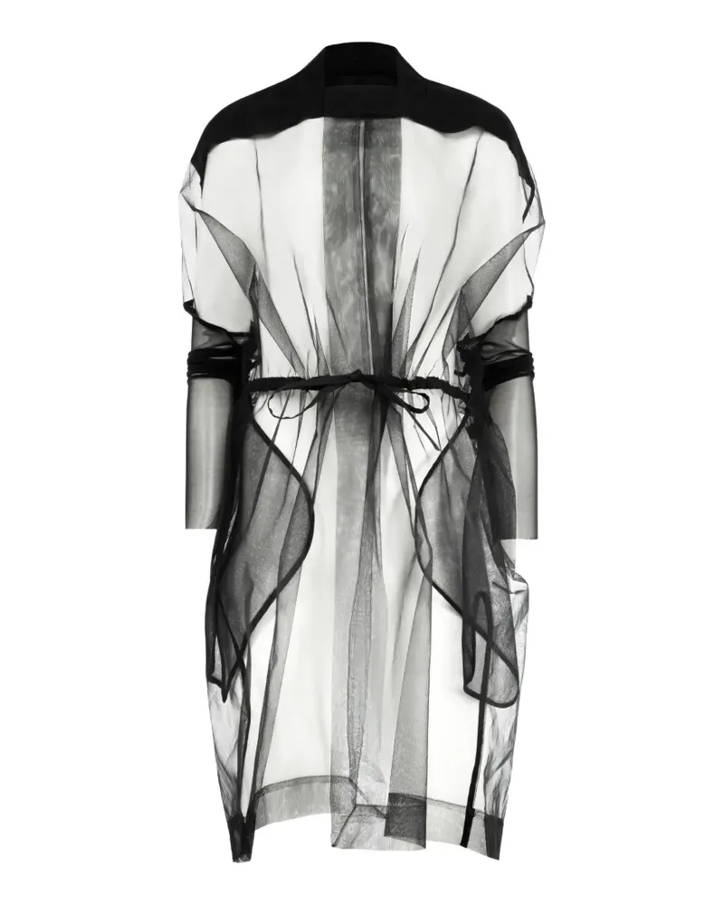 Rick Owens Sail Mantel - Schwarz Schwarz