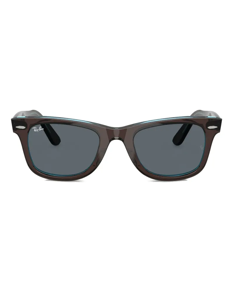 Ray Ban Sonnenbrille mit eckigem Gestell - Braun Braun