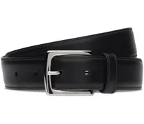 Gürtel mit Logo-Gravur - Schwarz