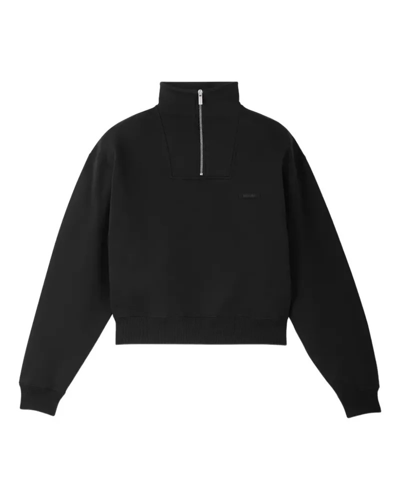 Jacquemus Pullover mit Reißverschlusskragen - Schwarz Schwarz