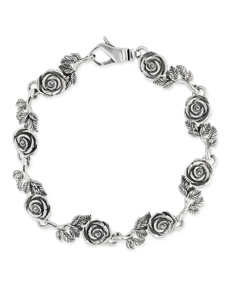Emanuele Bicocchi Armband mit Rosen - Silber Silber