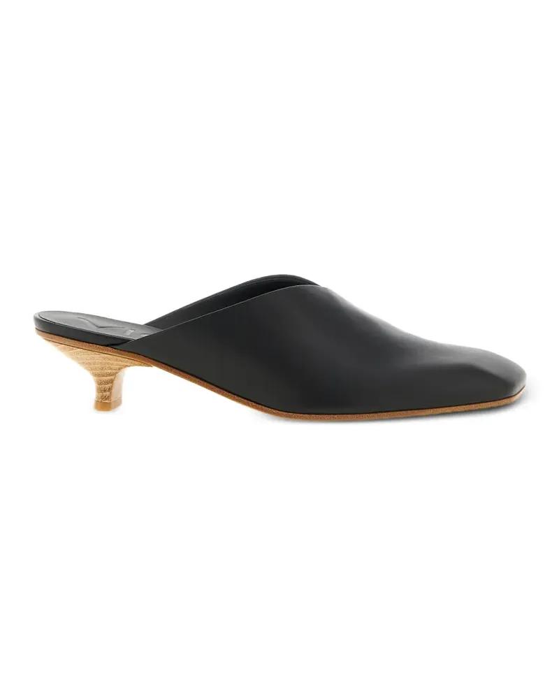 Vicini square-toe kitten-heel mules - Schwarz Schwarz