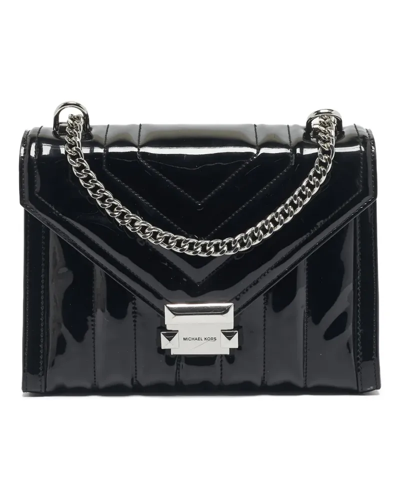 Michael Kors Große Whitney Schultertasche mit Steppung - Schwarz Schwarz