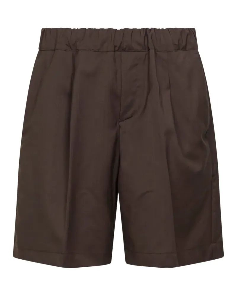 Costumein pleated virgin wool shorts - Braun Braun