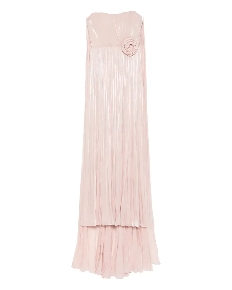 NISSA Kleid mit Blumenverzierung - Rosa Rosa