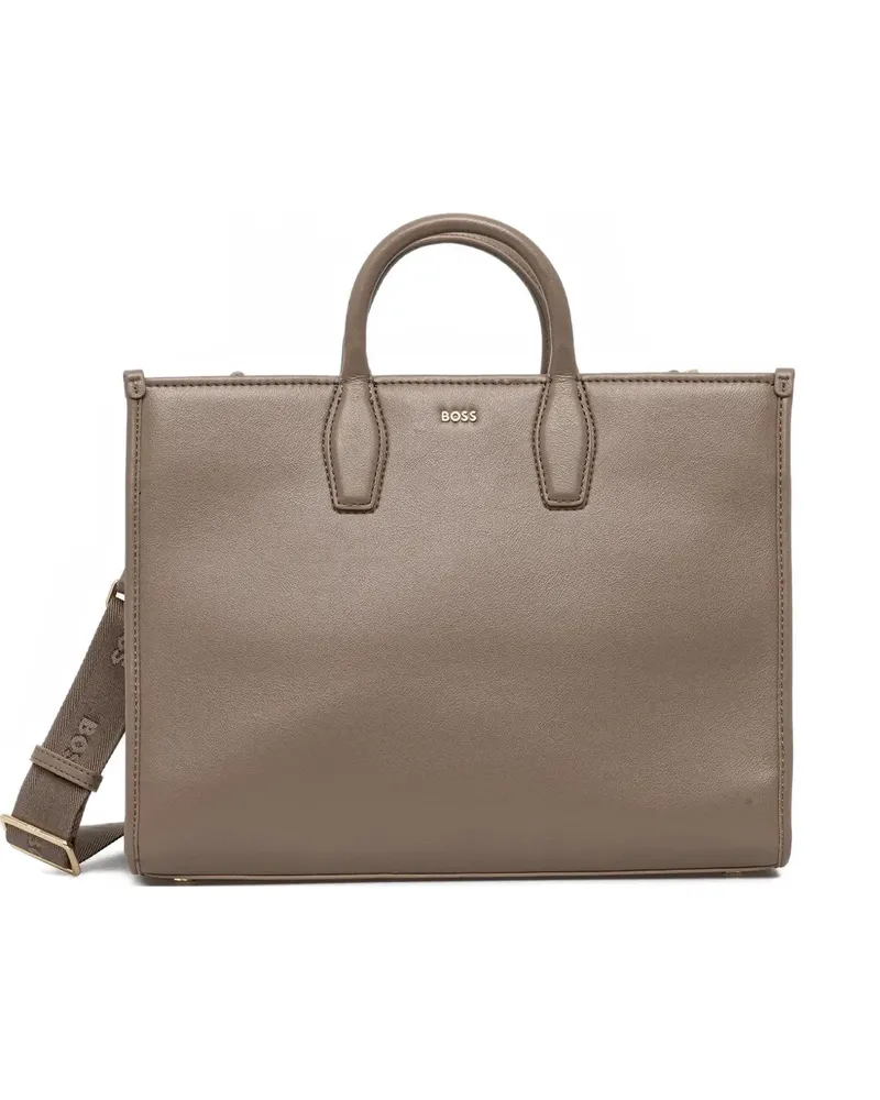 HUGO BOSS Shopper mit Logo - Nude Nude