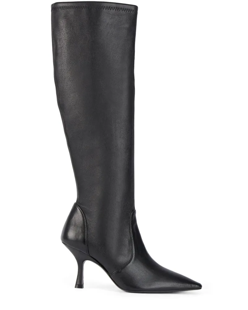 Stuart Weitzman Stiefeletten mit spitzer Kappe - Schwarz Schwarz