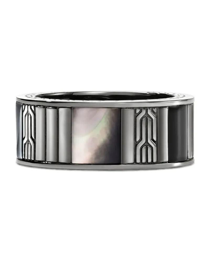 John Hardy Ring mit Gravur - Silber Silber