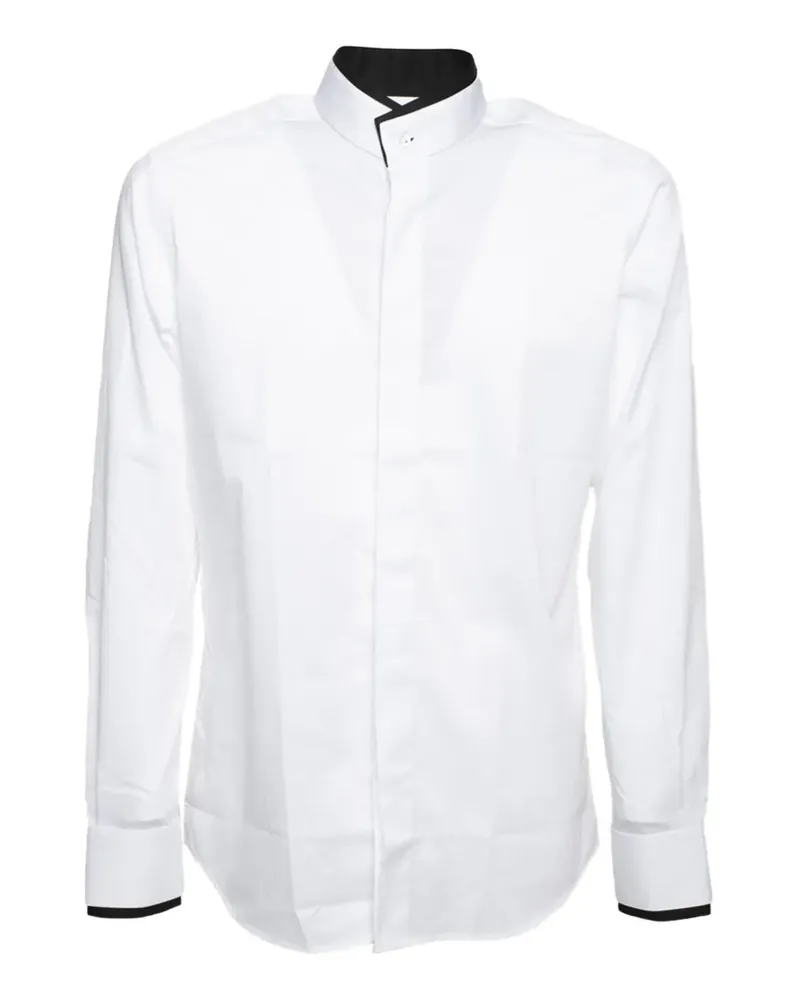 Karl Lagerfeld Hemd im Layering-Look - Weiß Weiß