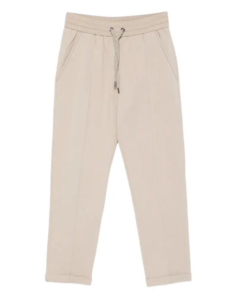 Brunello Cucinelli Jogginghose mit Bündchen - Nude Nude