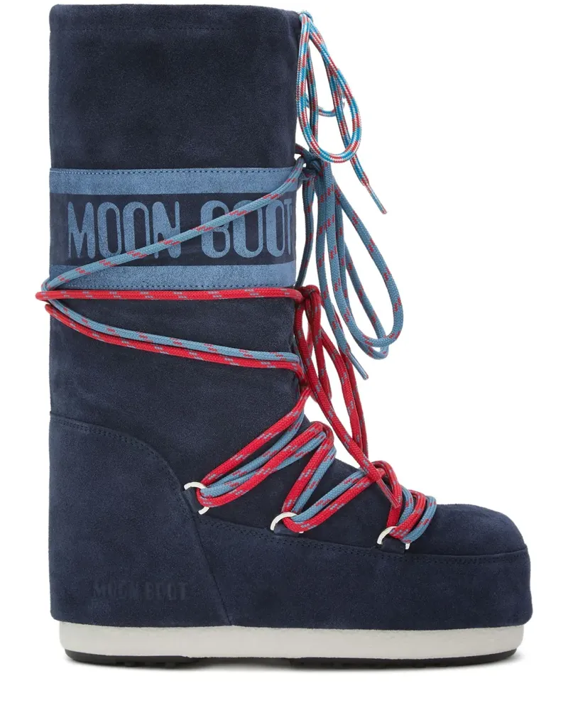 Moon Boot Icon Schnürstiefel - Blau Blau