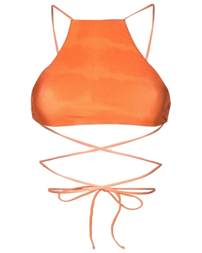 Clube Bossa Gewickeltes Bikinioberteil - Orange Orange