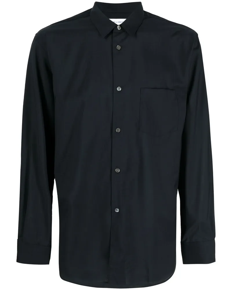 Comme des Garçons Schmales Hemd - Blau Blau