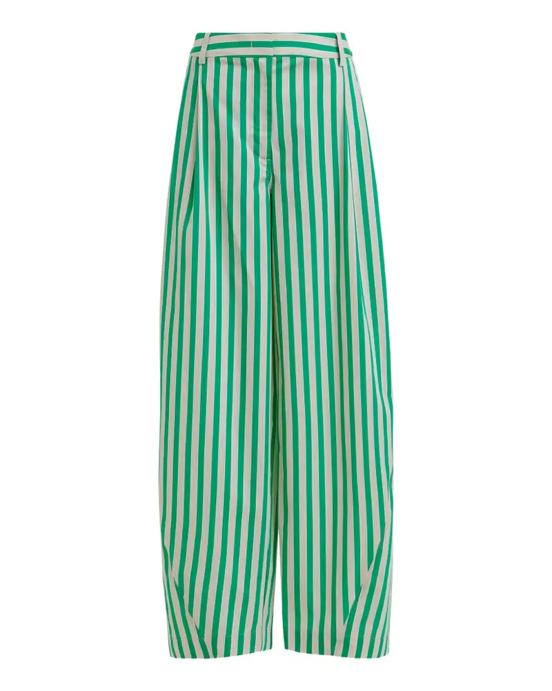 Essentiel Gestreifte Jorner Hose - Grün Grün