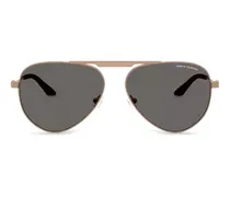 Getönte Pilotenbrille - Braun