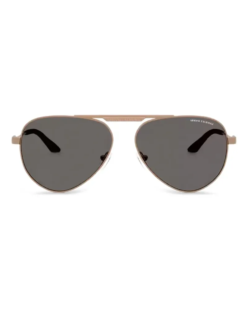 Armani Exchange Getönte Pilotenbrille - Braun Braun