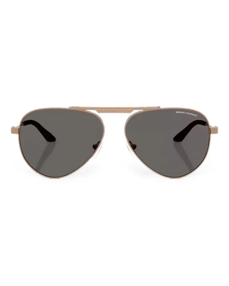 Armani Exchange Getönte Pilotenbrille - Braun Braun