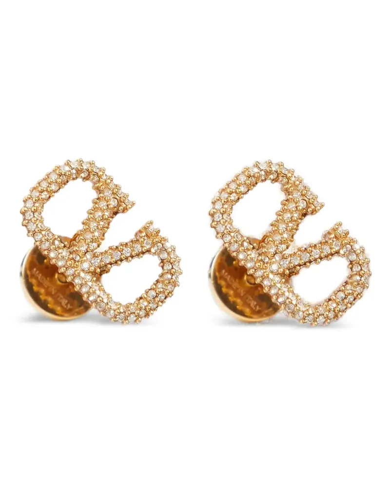 Valentino Garavani VLogo Signature Ohrringe mit Kristallen - Gold Gold