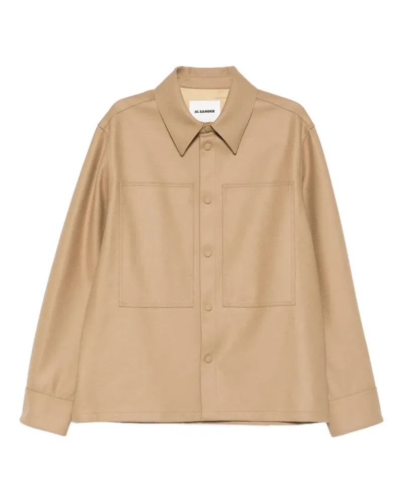 Jil Sander pocket shirt - Nude Nude