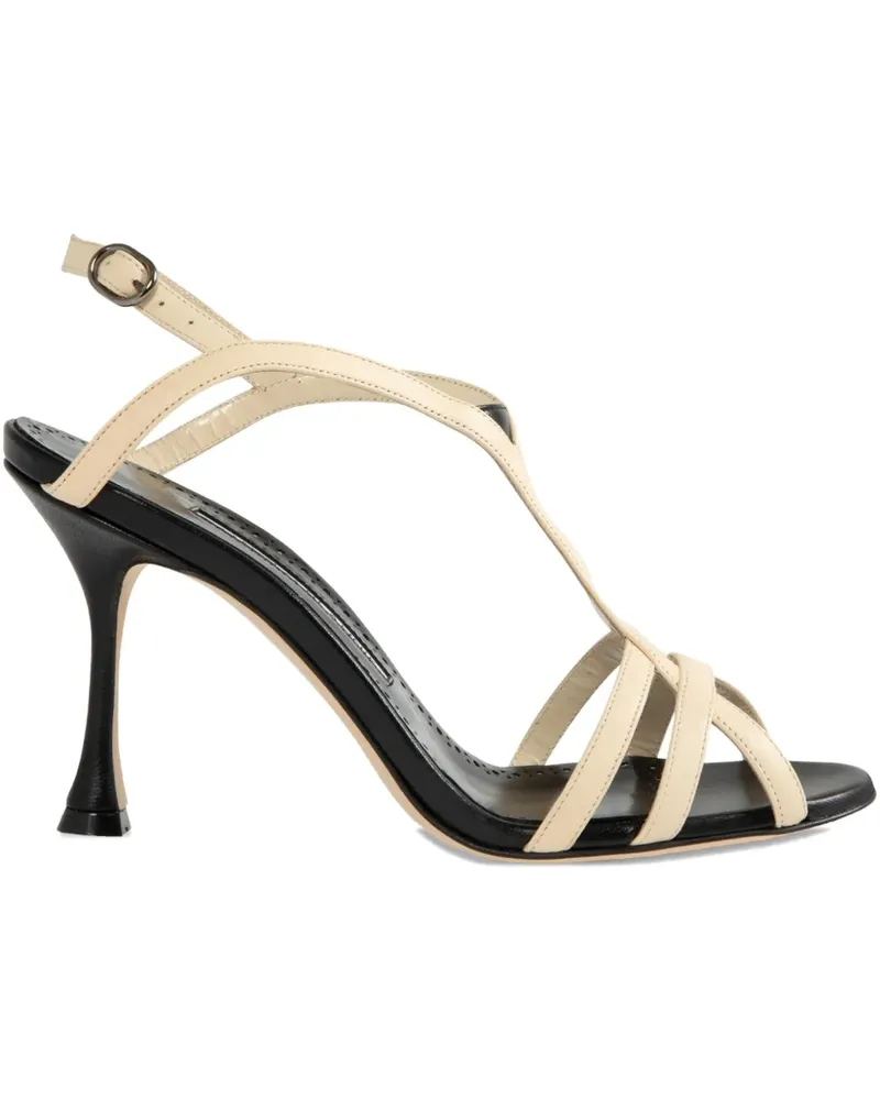 Manolo Blahnik Betgieb Sandalen mit hohem Absatz - Nude Nude