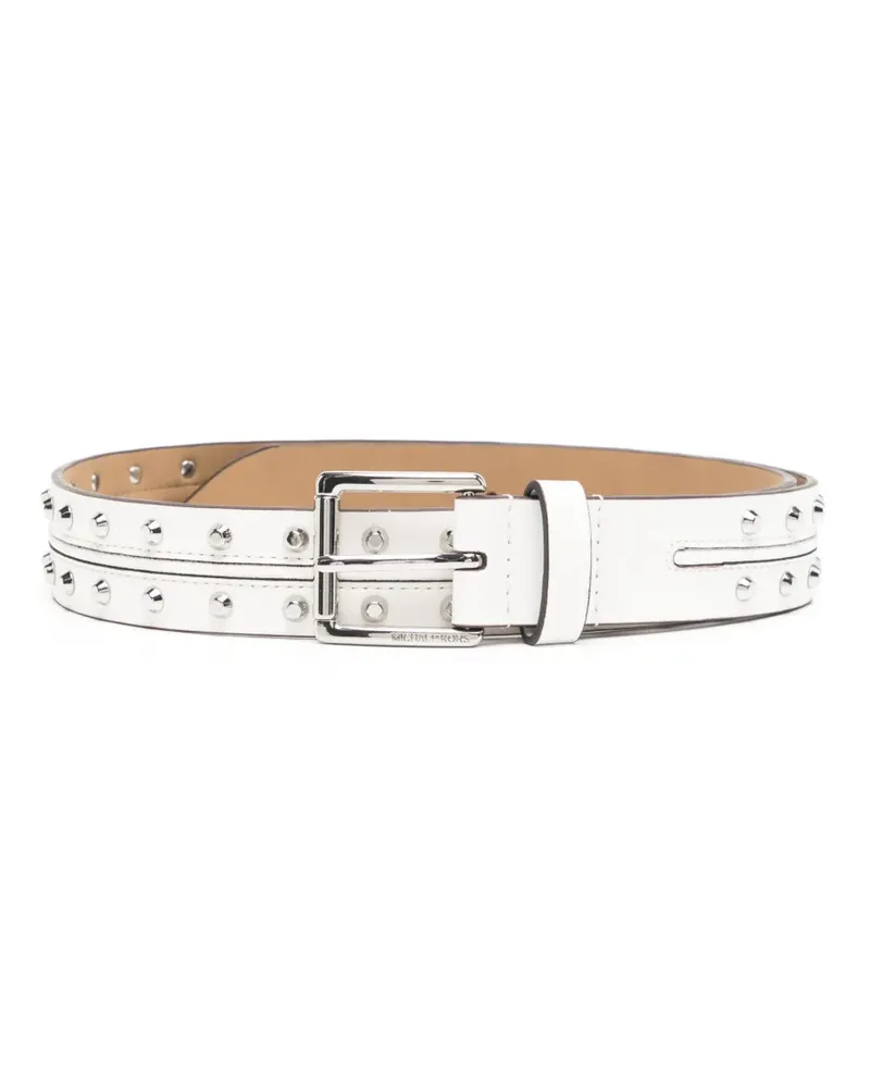 Michael Kors Gürtel mit Dornschnalle - Weiß Weiß