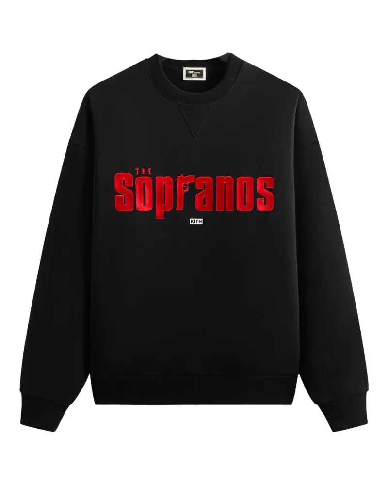 KITH logo crew neck sweatshirt - Schwarz Schwarz