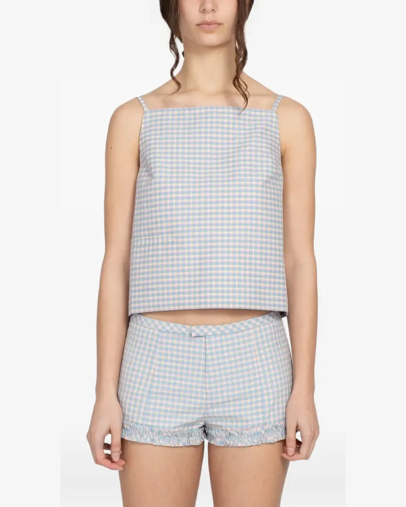 Sandy Liang Cecilia top - Blau Blau